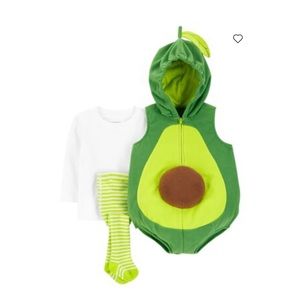 Carter’s Avocado Costume 12 months NWT